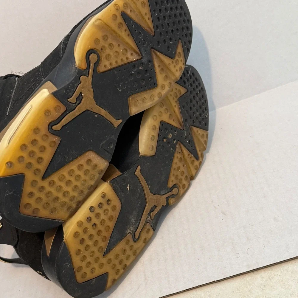 Jordan 6 Retro DMP Defining Moments 2020 Black Gold CT4954-007‎ Mens 9.5